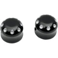 Covingtons Axle Caps - Black - Flst | C0011-B