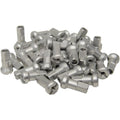 Moose Racing MX1 Spoke Nipple Set - Silver - 9 Gauge | 24-900
