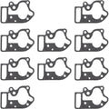 James Gasket Oil Pump Cover Gasket Big Twin - 10 Pack | 26276-80-A