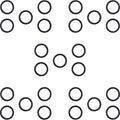 James Gasket Mid Pushrod O-Ring - 5 Pack | 11132