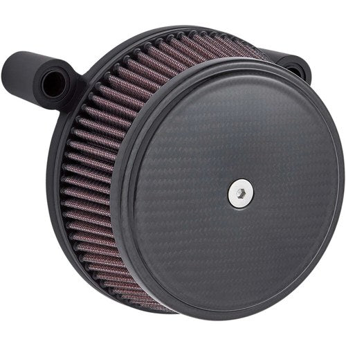 Arlen Ness Big Sucker Stage I Air Filter Kit with Cover - Carbon (Black) 18-740