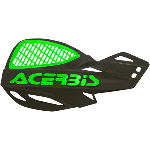 Acerbis Black/Green Vented Uniko Handguards | 2072671043