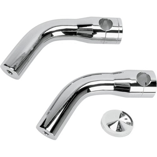 Accutronix Chrome 6" Pullback Risers | HRP1356-C