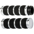 Arlen Ness Chrome Ring Leader Grips for Cable | 07-312