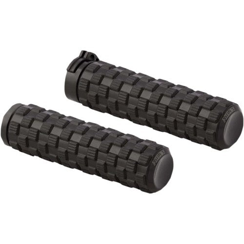 Arlen Ness Black Air Trax Grips for Cable | 07-350