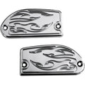 Baron Chrome Flame Master Cylinder Cover for Yamaha | BA-7629-03