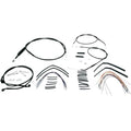 Burly Brand Complete Black Vinyl Handlebar Cable/Brake Line Kit | B30-1002
