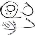 Burly Brand Complete Black Vinyl Handlebar Cable/Brake Line Kit | B30-1108
