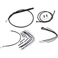 Burly Brand Black Vinyl Jail Bar Cable Kit For 14" Handlebars | B30-1258