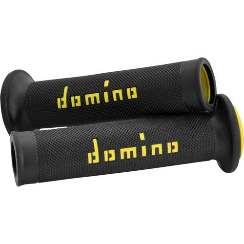 Domino Black/Yellow Dual Compound MotoGP Grips | A01041C4740