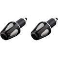 Driven Racing Black/Silver Bar End Weight | DXB-BK2