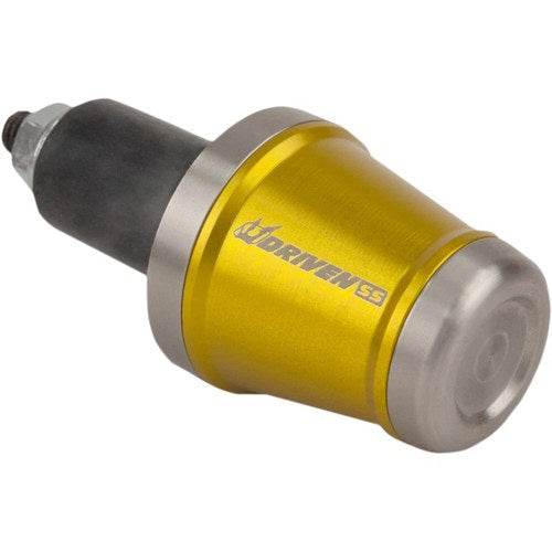 Driven Racing Stainless Steel/Gold Bar End Weight | DBEW-SS-GD
