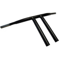 Drag Specialties Flat Black 10" Buffalo T-Bar Handlebar | 0601-3505