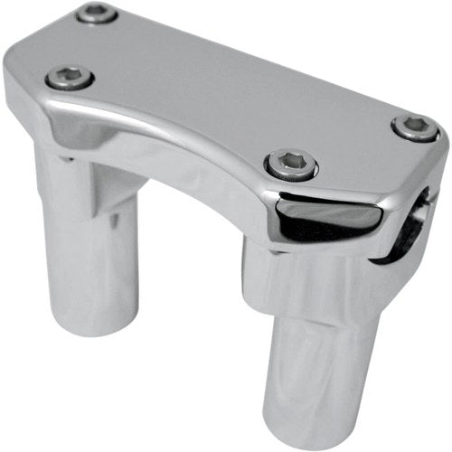 Drag Specialties 3" Chrome Buffalo Risers w/ Top | 0602-0586