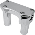 Drag Specialties 3" Chrome Buffalo Risers w/ Top | 0602-0586