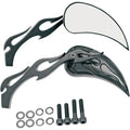 Drag Specialties Flame Mirrors - Black | 76446BB4