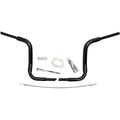 Fat Baggers 12" Black 1-1/2" Rounded Top Handlebar Kit | 809412-B