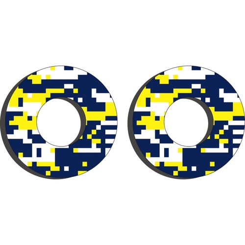 Factory Effex Blue/Yellow Husqvarna Grip Donuts | 22-67600