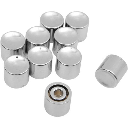 Drag Specialties Chrome Long Turn Signal Button Cap | 17267-HC3