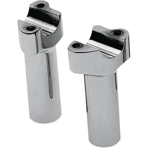 Drag Specialties Chrome 4-1/2" Buffalo Risers | 290111
