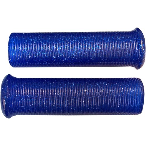 Emgo Blue 1" Retro Metal Grips | 42-21113