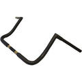 LA Choppers Flat Black 12" Twin Peaks Bagger Handlebar | LA-7361-12M