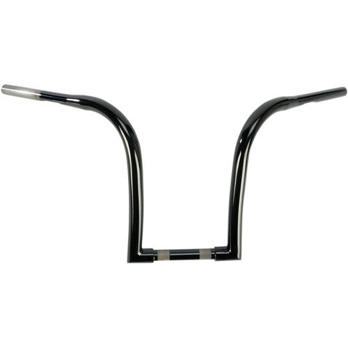 LA Choppers Black 1-1/4" Ape Hanger Handlebar w/ 12" Rise | LA-7341-12B