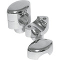 LA Choppers Chrome 1-1/2" Smooth Risers for 1" Handlebars | LA-7402-01