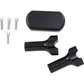 LA Choppers Black 4" Risers w/ Solid Top | LA-7442-04B