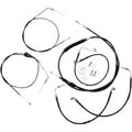LA Choppers Standard Vinyl Braided Handlebar Cable/Brake Line Kit LA-8006KT-19B
