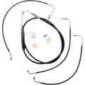 LA Choppers Standard Vinyl Braided Handlebar Cable/Brake Line Kit LA-8012KT-13B