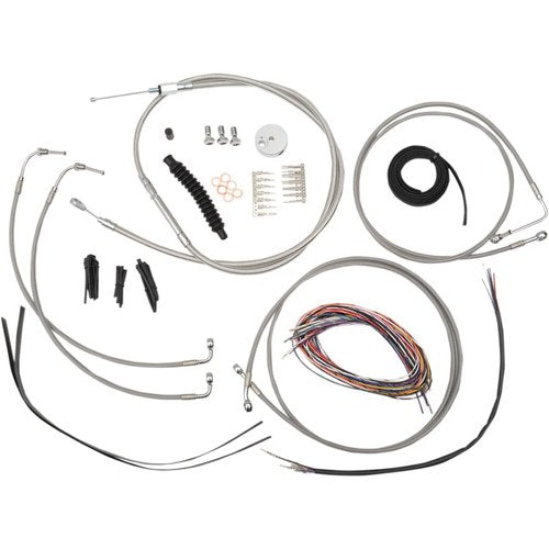 LA Choppers 15" - 17" Cable Kit for FL w/ ABS | LA-8051KT2-16