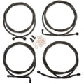 LA Choppers Midnight 18" - 20" Cable Kit for '17 - '19 FL | LA-8054KT-19M