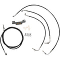 LA Choppers Black 16" Cable Kit for '17+ FL w/o ABS | LA-8055KT-16B