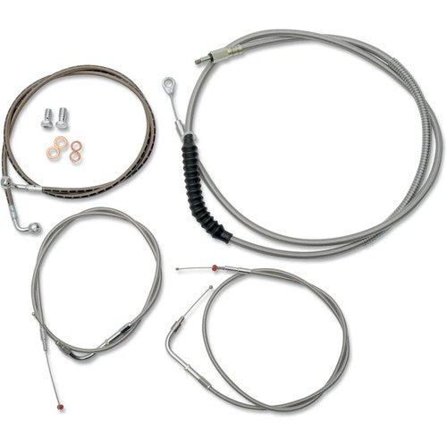 LA Choppers 15" - 17" Cable Kit for '08+ Fxdf | LA-8230KT-16
