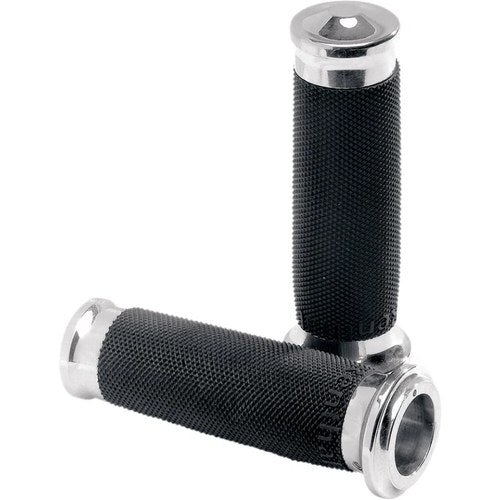 Performance Machine Chrome Renthal Wrap Grips | 0063-2007-CH