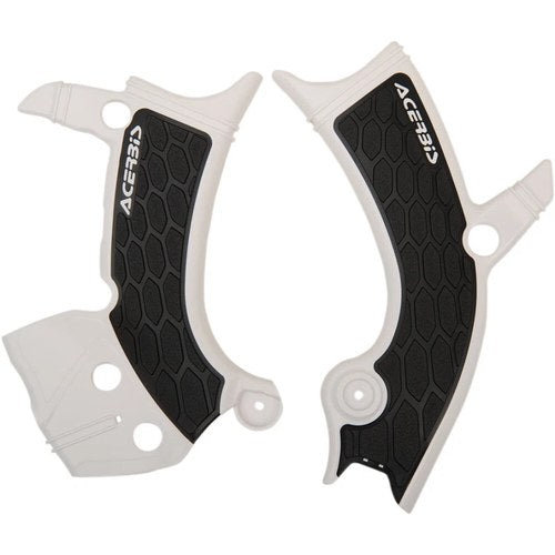 Acerbis X-Grip Frame Guards - YZ450F - White/Black | 2689411035
