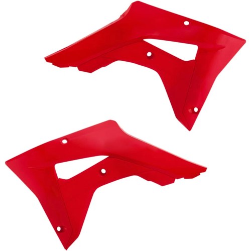 Acerbis Radiator Shrouds - CRF450RX - Red | 2645450227
