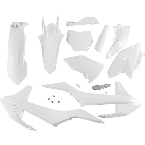 Acerbis Full Replacement Plastic Kit with Airbox Covers - White | 2421060002