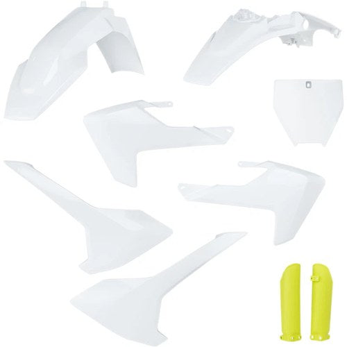 Acerbis Plastic Body Kit - OE White/Yellow '19 - TC65 | 2731986812