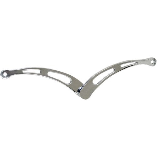 Accutronix Heel/Toe Shifter - Slotted - Chrome | FLHT-SC