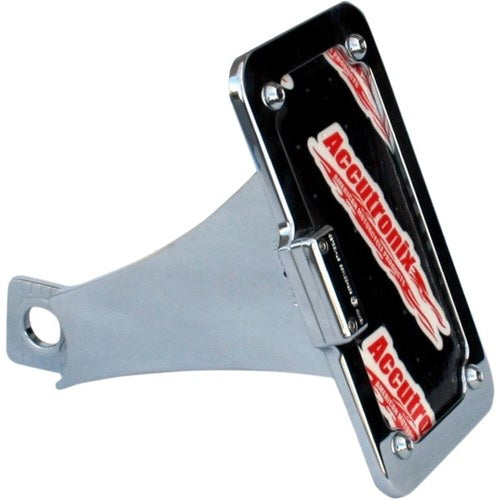 Accutronix Side mount License Plate Assembly - Chrome | LPF092HV-C