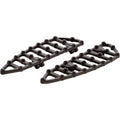Arlen Ness MX Driver Floorboards - Black | 410-007