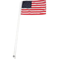 Atlantis Flag Pole and Mount - With 12' X 19" Flag - U.S.A. - 5 Pack | A90065