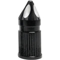 Avon Grips Valve Caps - Spike - Black Anodized | SVC-308-ANO-SPK