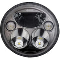 Custom Dynamics 7" TruBEAM Headlamp - Black - Chieftain | CDTB-7-IF-B