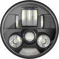 Custom Dynamics 7" Probeam LED Headlamp - Indian - Black | PB-7-IND-B