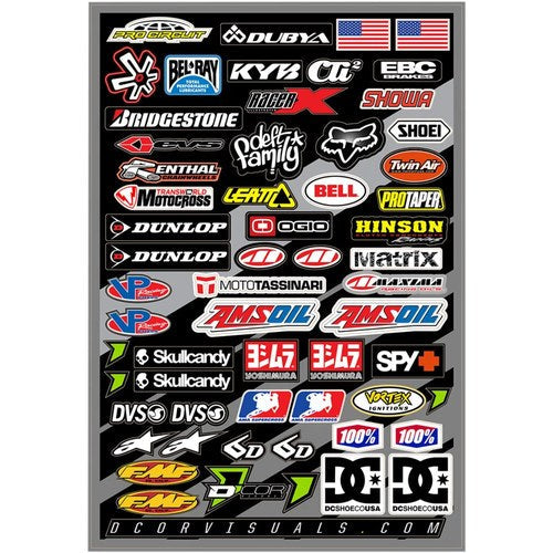 D'Cor Visuals Decal Sheet - Misc. Logo | 40-90-105