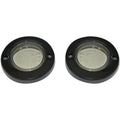 Custom Dynamics ProBEAM Flat Bezel Turn Signal Adapters Blk/Smoke PB-FLAT-BEZ-BS