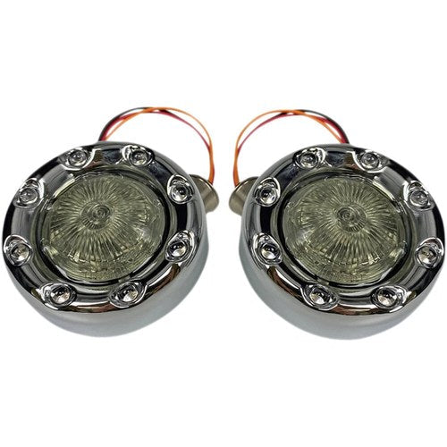 Custom Dynamics Bullet Turn Signal 1157 - Chrome - Smoke Lens | PB-BR-AW-57-CS